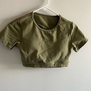 Size small open back NVGTN workout top